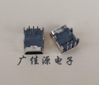 长安镇Mini usb 5p接口,迷你B型母座,四脚DIP插板,连接器