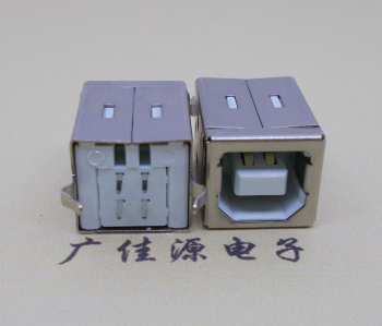长安镇USB BF180度母座 打印机接口 立式直插带赛