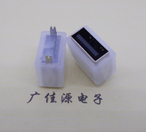 长安镇USB连接器接口 10.5MM防水立插母座 鱼叉脚