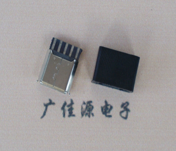 长安镇麦克-迈克 接口USB5p焊线母座 带胶外套 连接器