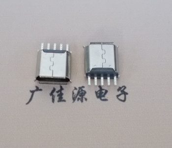 长安镇Micro USB接口 母座B型5p引脚焊线无后背