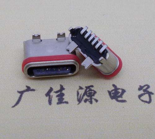 长安镇立式贴片防水Type-C6P母座连接器