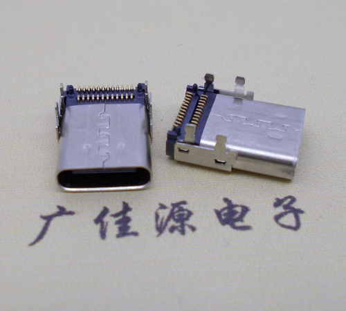 长安镇板上型Type-C24P母座双排SMT贴片连接器