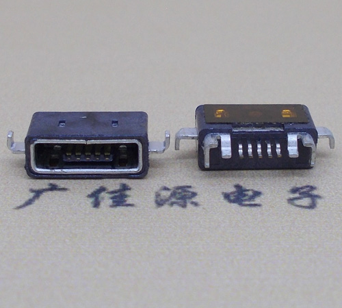 长安镇MICRO USB防水AB型口母头3D图纸封装