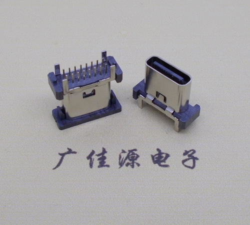 长安镇立式插板type-c16p母座长H=8.8mm