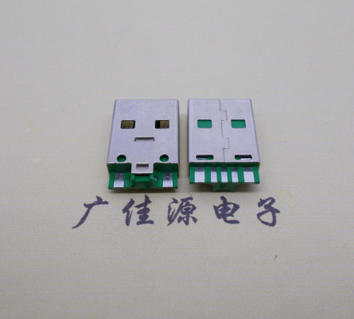 长安镇usb5a公头.5p焊线带ic.大电流oppo闪充