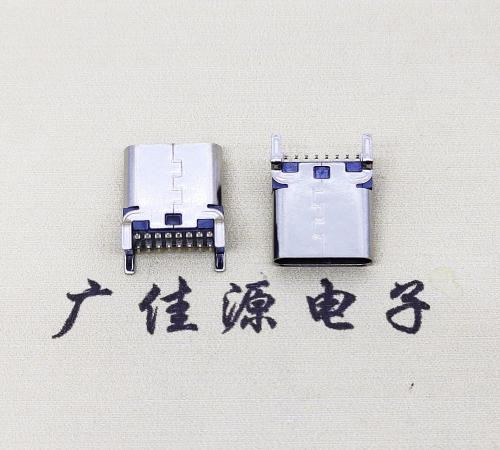 长安镇USB 3.1TYPE-C16Pin立贴母头座子引脚接线正负级详解
